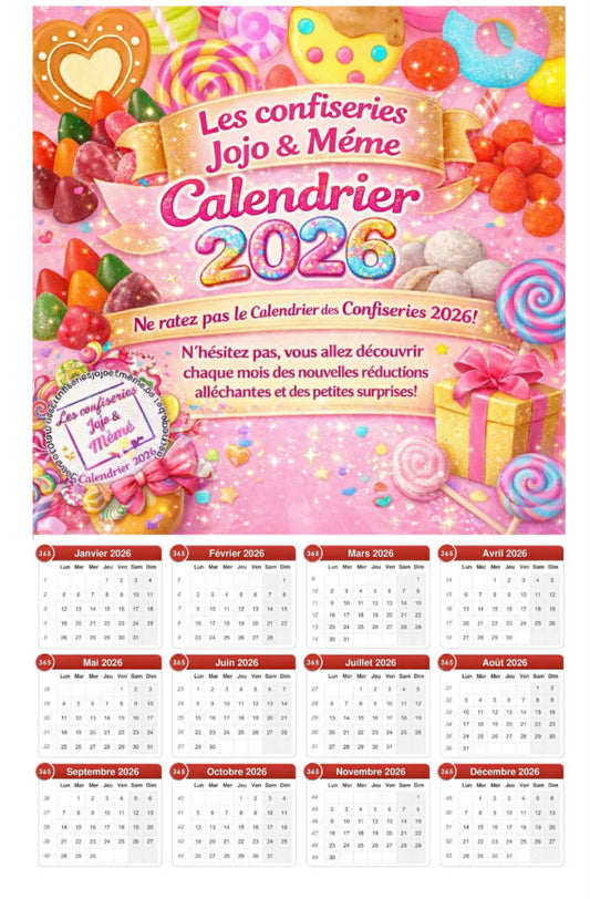 Calendrier spécial réductions toute l’année lire le descriptif