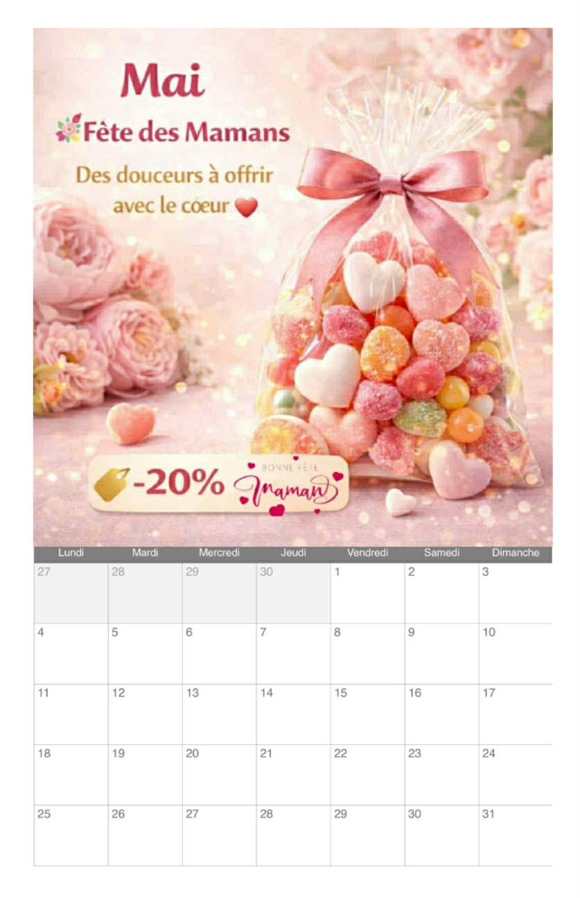 Calendrier spécial réductions toute l’année lire le descriptif