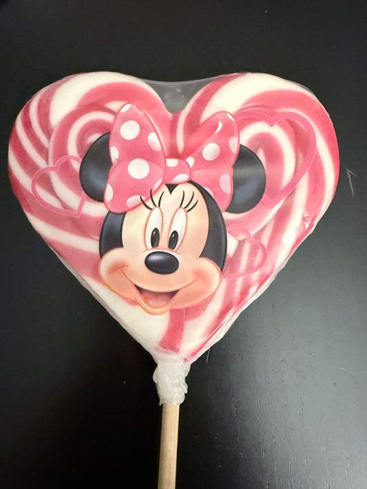 Sucette Minnie cœur 140 gr fraise