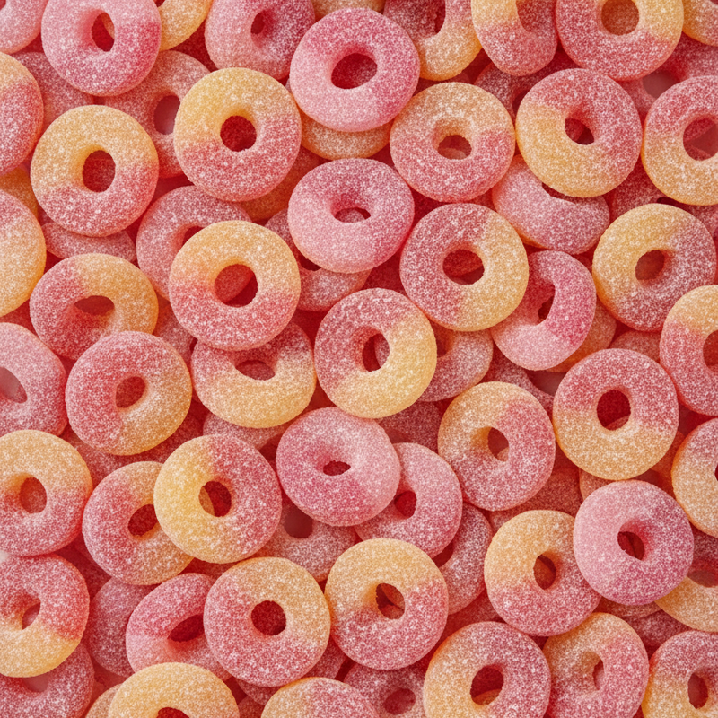 Anneaux suédois tutti frutti 100 gr