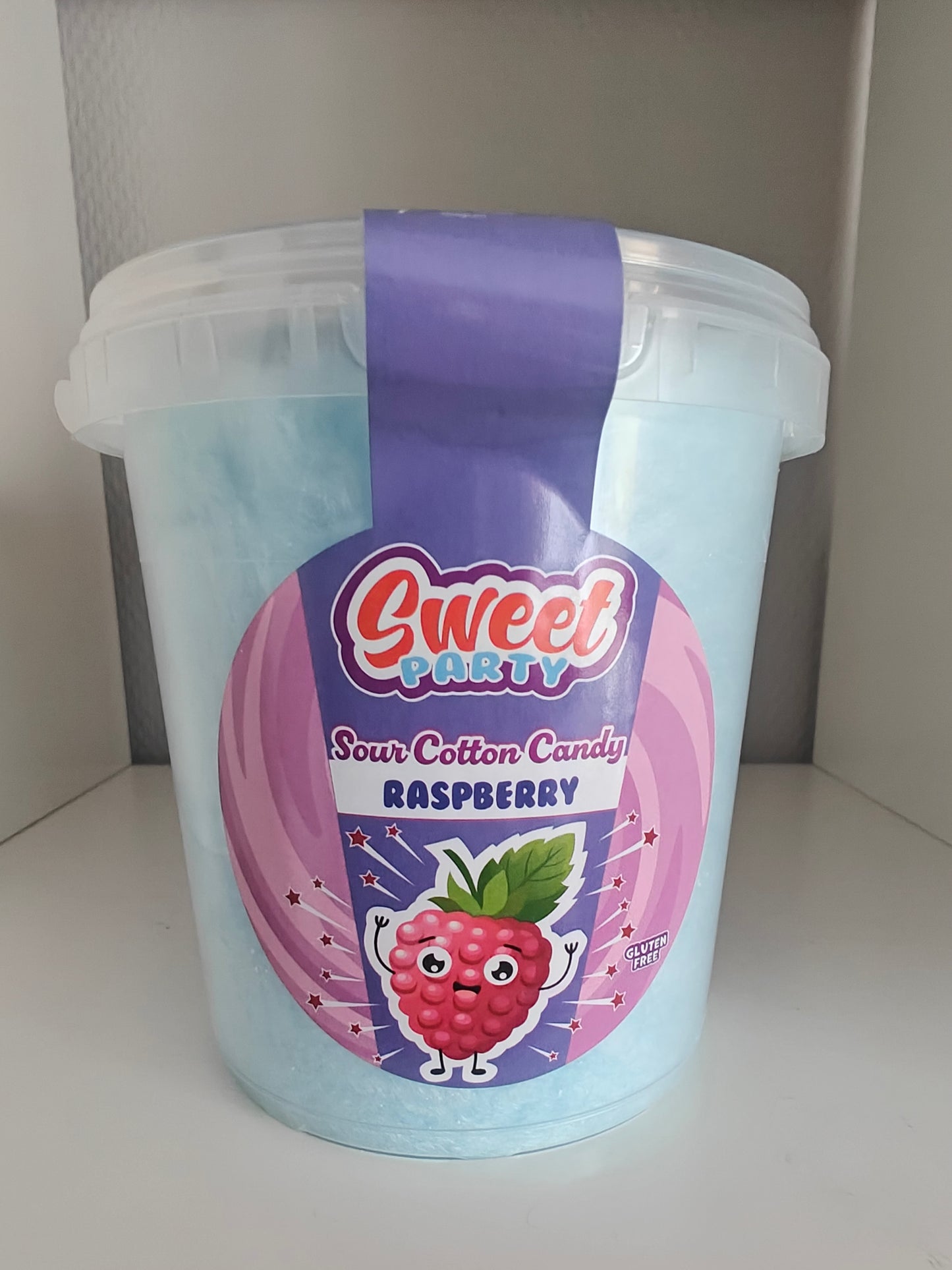Barbe à papa framboise citrique 1 pot