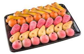 Massepain fruits 4 pièces