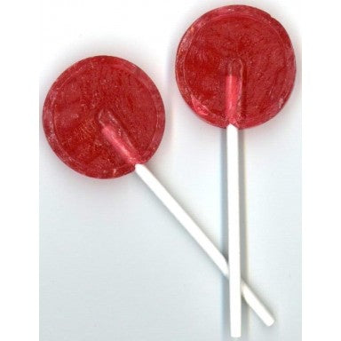 Sucette ronde fraise