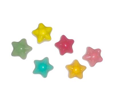 Étoile mini colorée lisse 100 gr