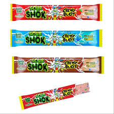 Sour shok chewy blast 1 pièce goût coca
