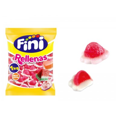Fraise fourrée fraise 100 gr