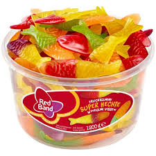 Poisson multicolore lisse 100 gr