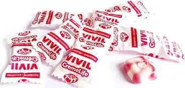 Vivil fraise et crème  sans sucre 100 gr