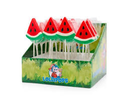 Mini sucette pastèque 1 pièce