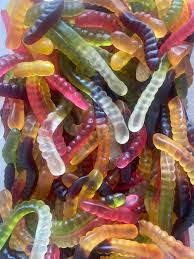 Chenille lisse Haribo 100 gr