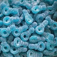 Tétines bleue sucrée 100 gr